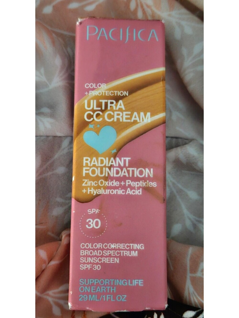 Pacifica Ultra CC Cream Radiant Foundation Warm/Light 1 fl oz Full Size BNIB